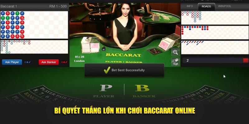 Bí kíp chơi baccarat online thu ngay lãi khủng