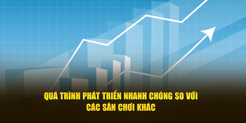 Quá trình phát triển nhanh chóng so với các sân chơi khác 